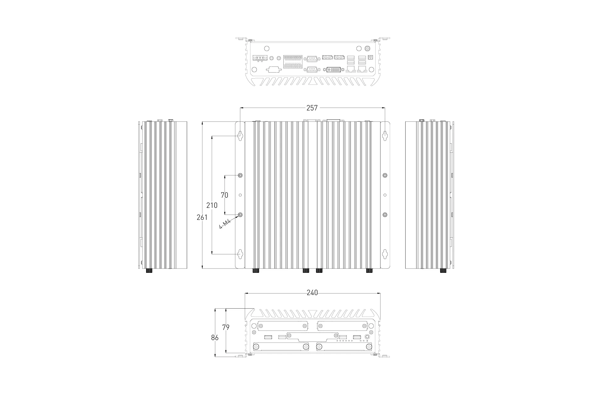 ACO-6000-KBL In-Vehicle Computer with 6th/7th Gen Intel® Core™ Processor, 2xU-IO - Image 14
